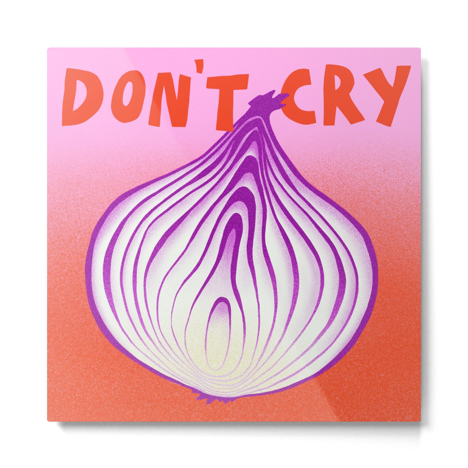 Don't Cry Metal Print Gallery Image 2