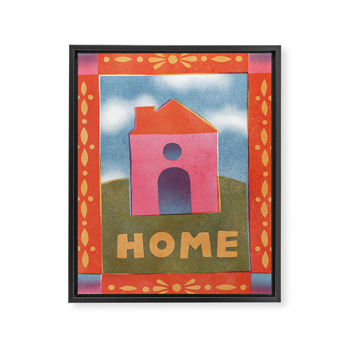 Home Riso Quilt Framed Canvas Print Gallery Image 1