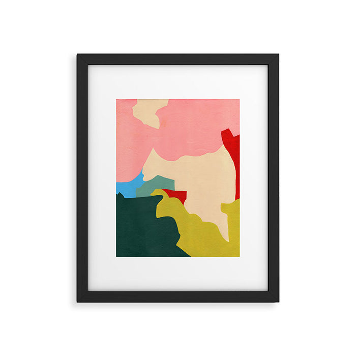 Monumental Mapping Framed Art Print Gallery Image 1