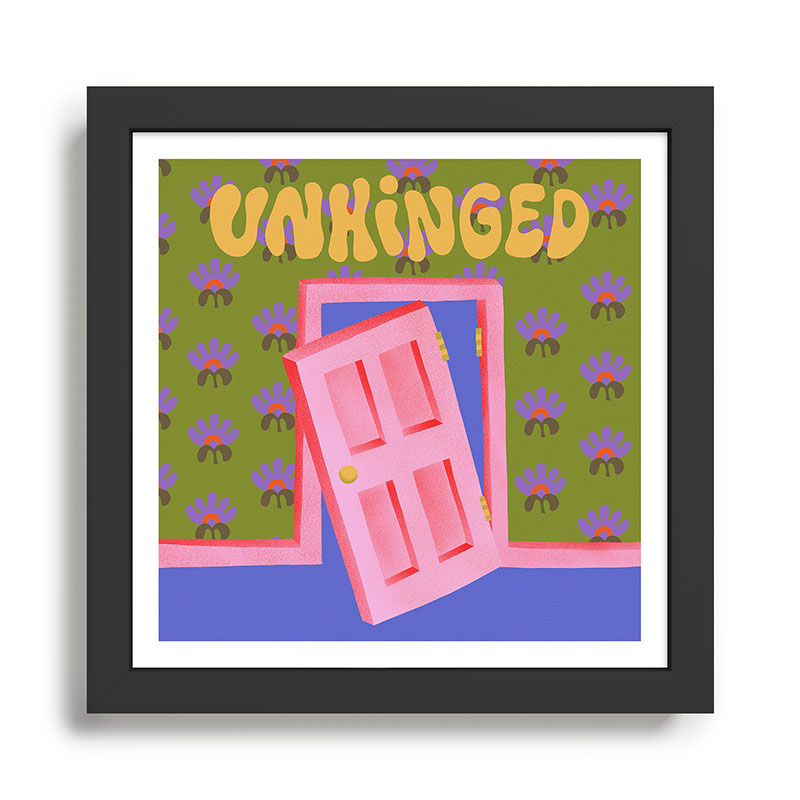 Unhinged Framed Art Print Gallery Image 1