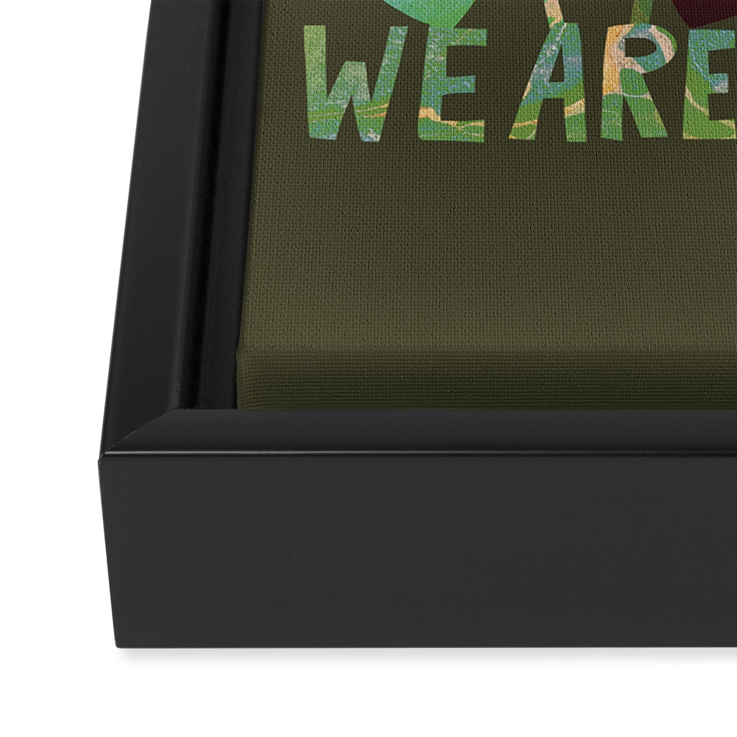 We Are Resilient Framed Canvas Print Gallery Image 3