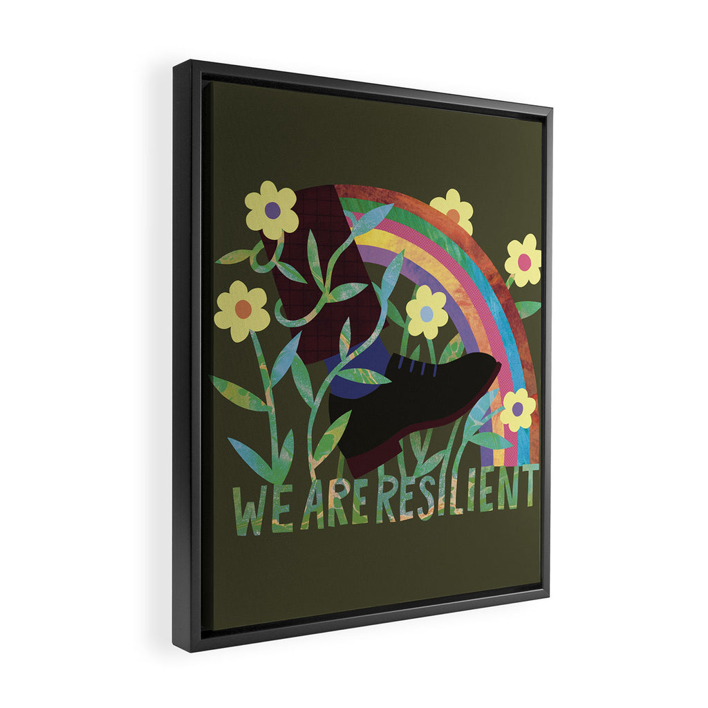 We Are Resilient Framed Canvas Print Gallery Image 2