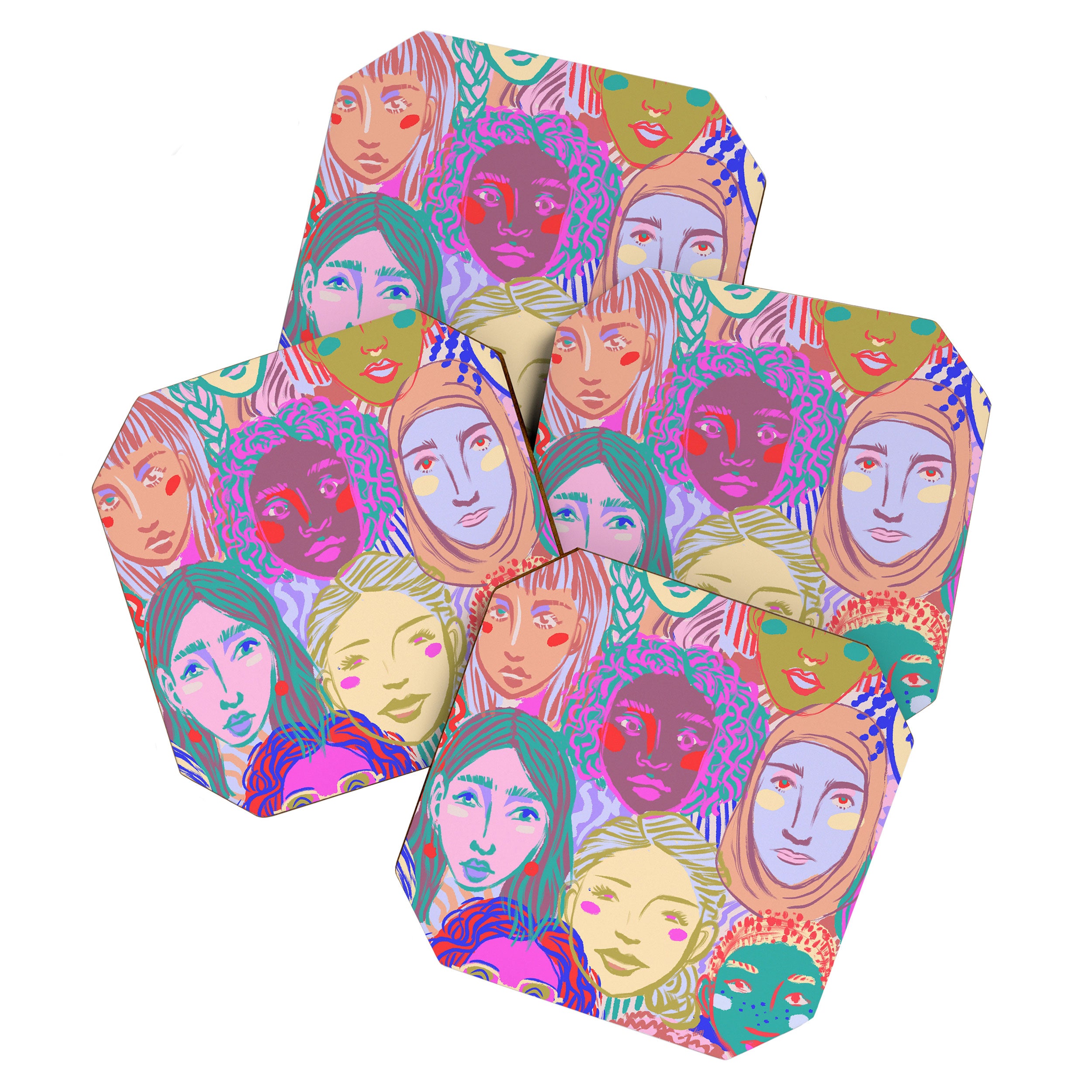 Women Print Coaster Gallery Image 1