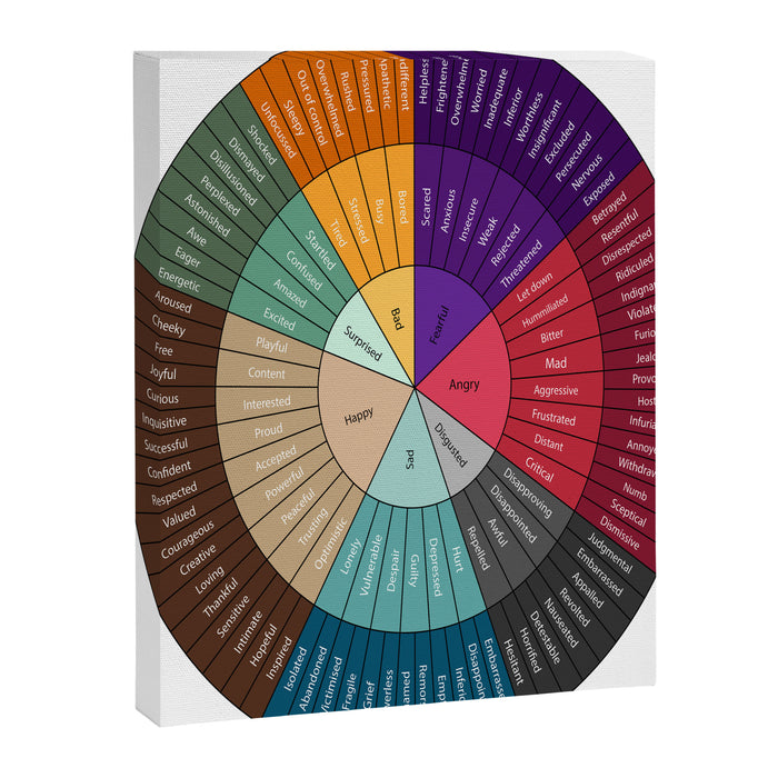 Wheel Of Emotions Canvas Print Gallery Image 1