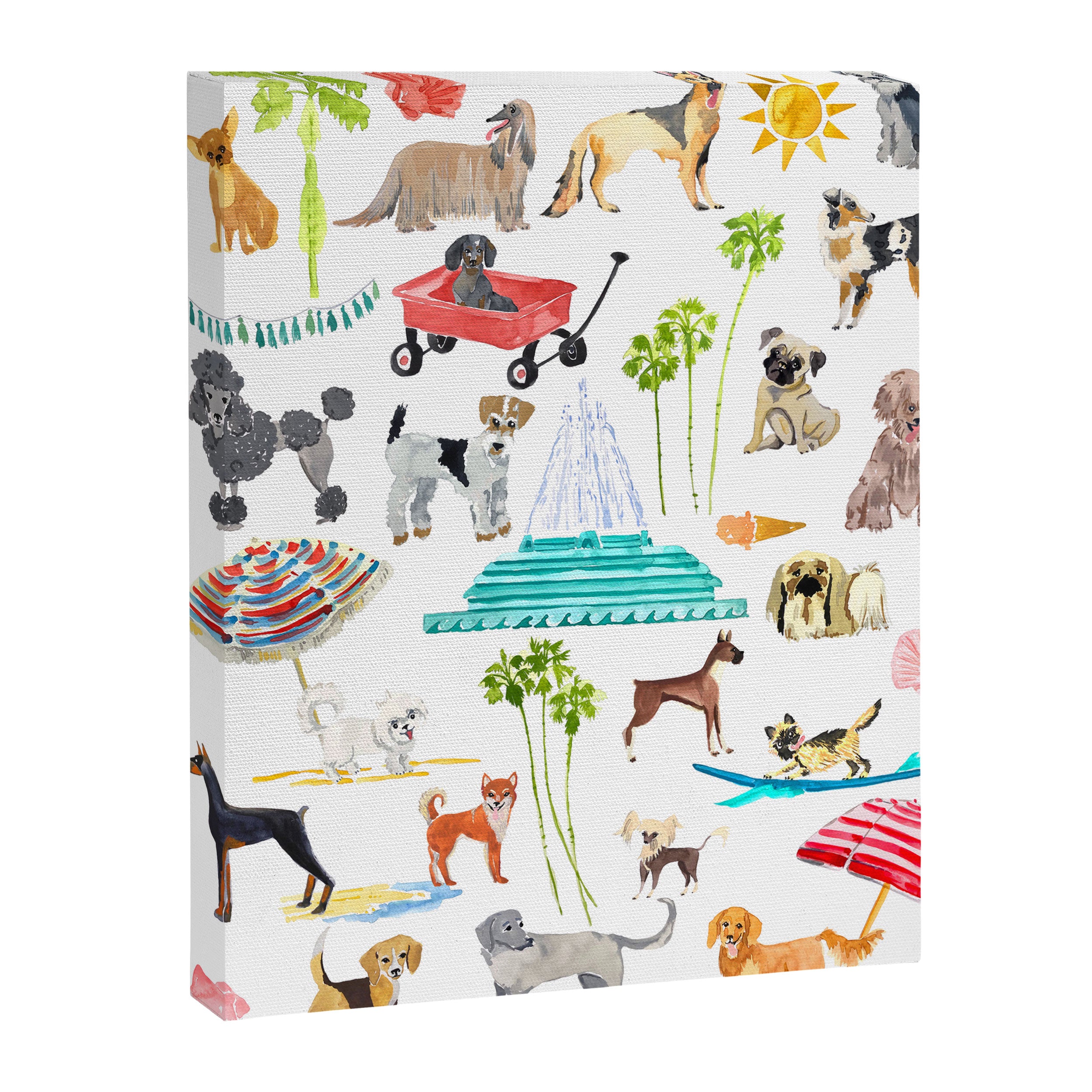 Doggie Days Canvas Print Gallery Image 8