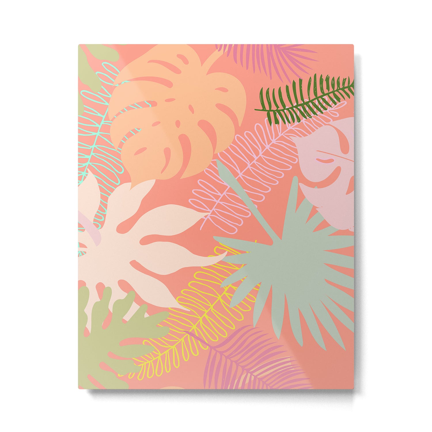 Melon Palms Metal Print Gallery Image 6