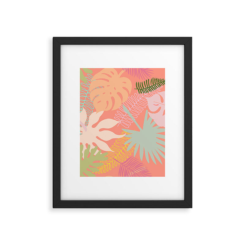 Melon Palms Framed Art Print Gallery Image 6
