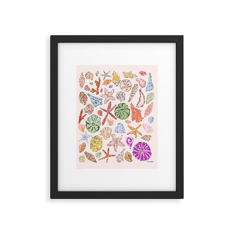 Sanibel Shells Framed Art Print Gallery Image 6