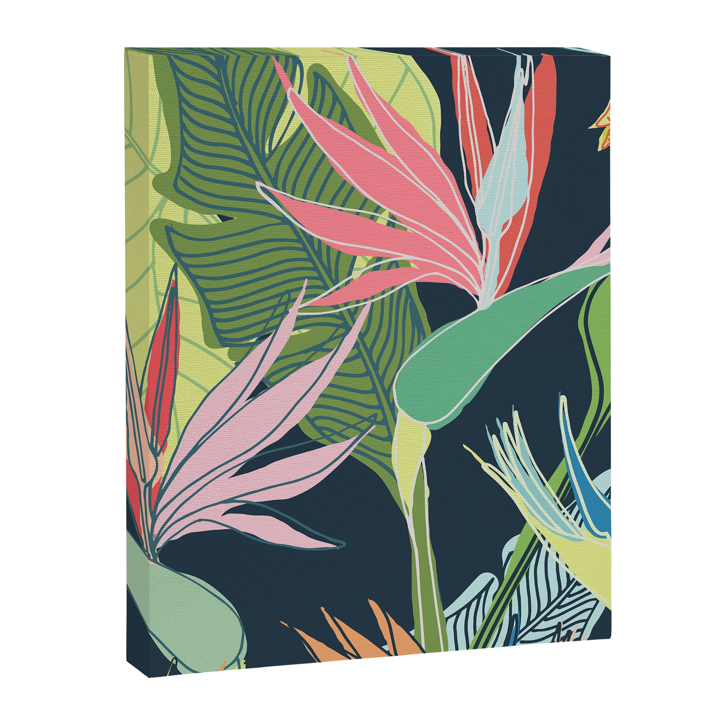 Tropical Bird of Paradise Canvas Print Gallery Image 8