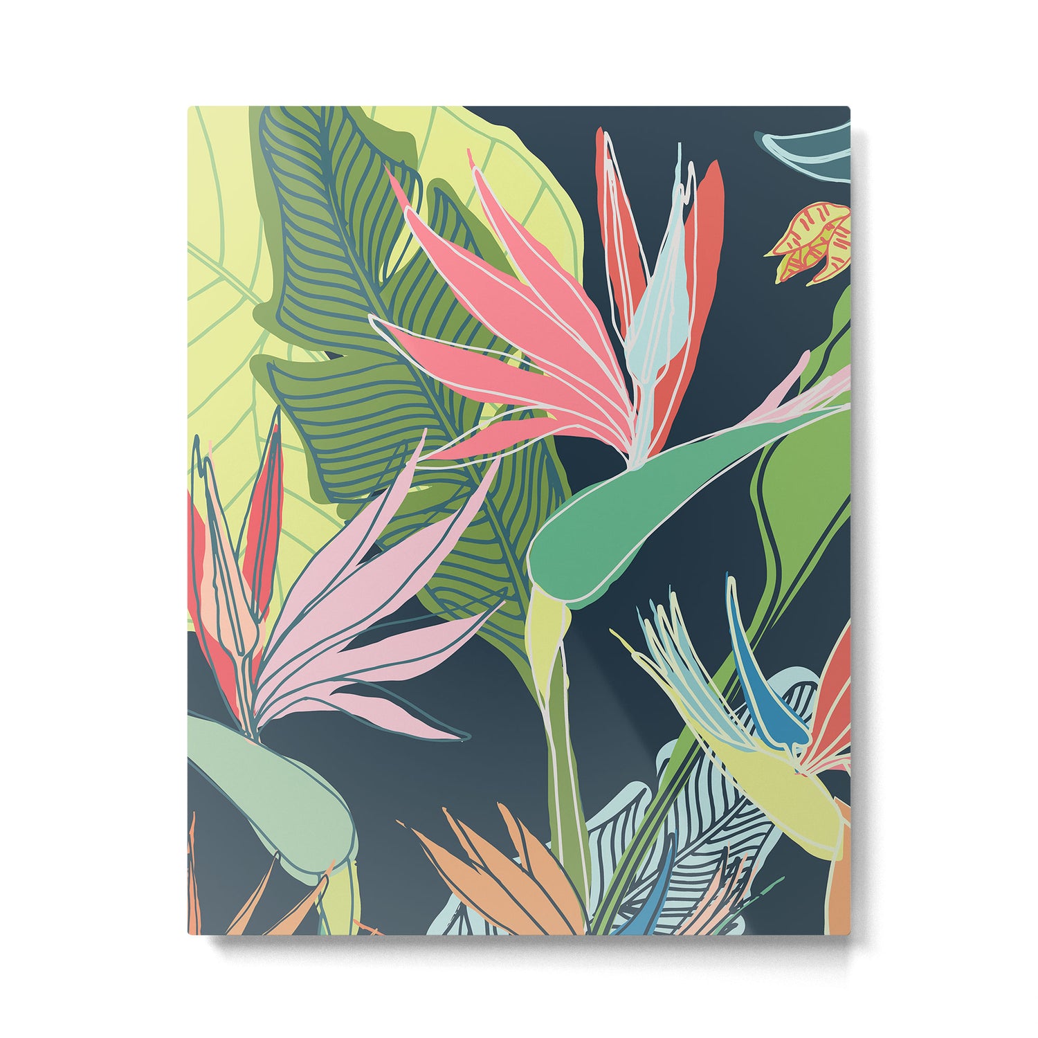 Tropical Bird of Paradise Metal Print Gallery Image 6
