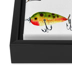 Vintage Fishing Lures Framed Canvas Print Gallery Image 3