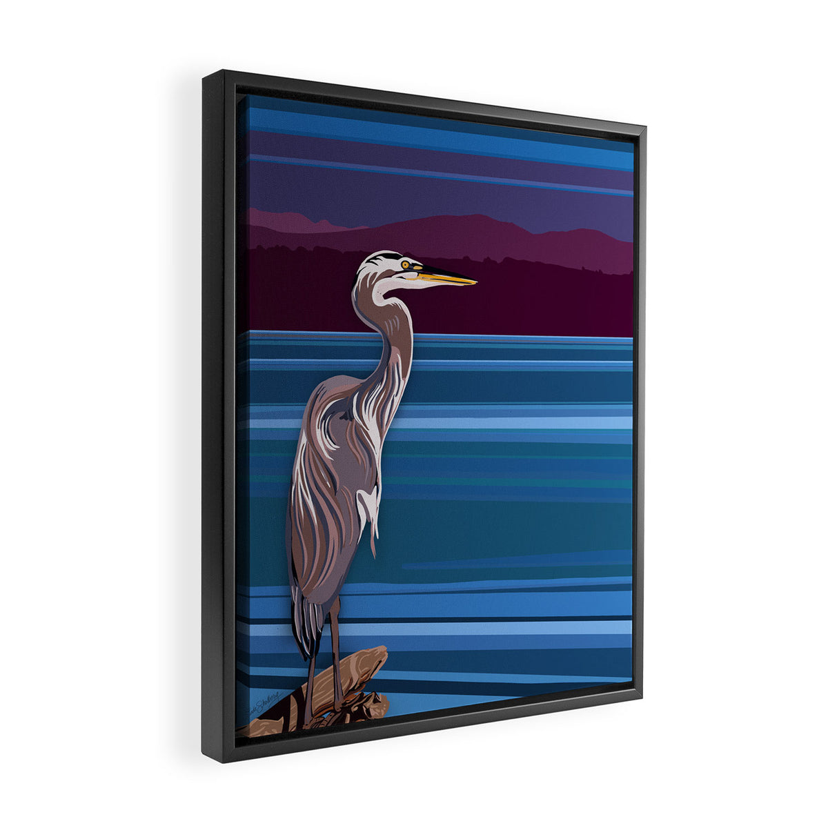 Ocean Breeze Framed Canvas Print Gallery Image 2