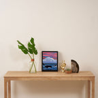 Orca Momma and calf - Ballet Slipper Framed Canvas Print Gallery Image 4