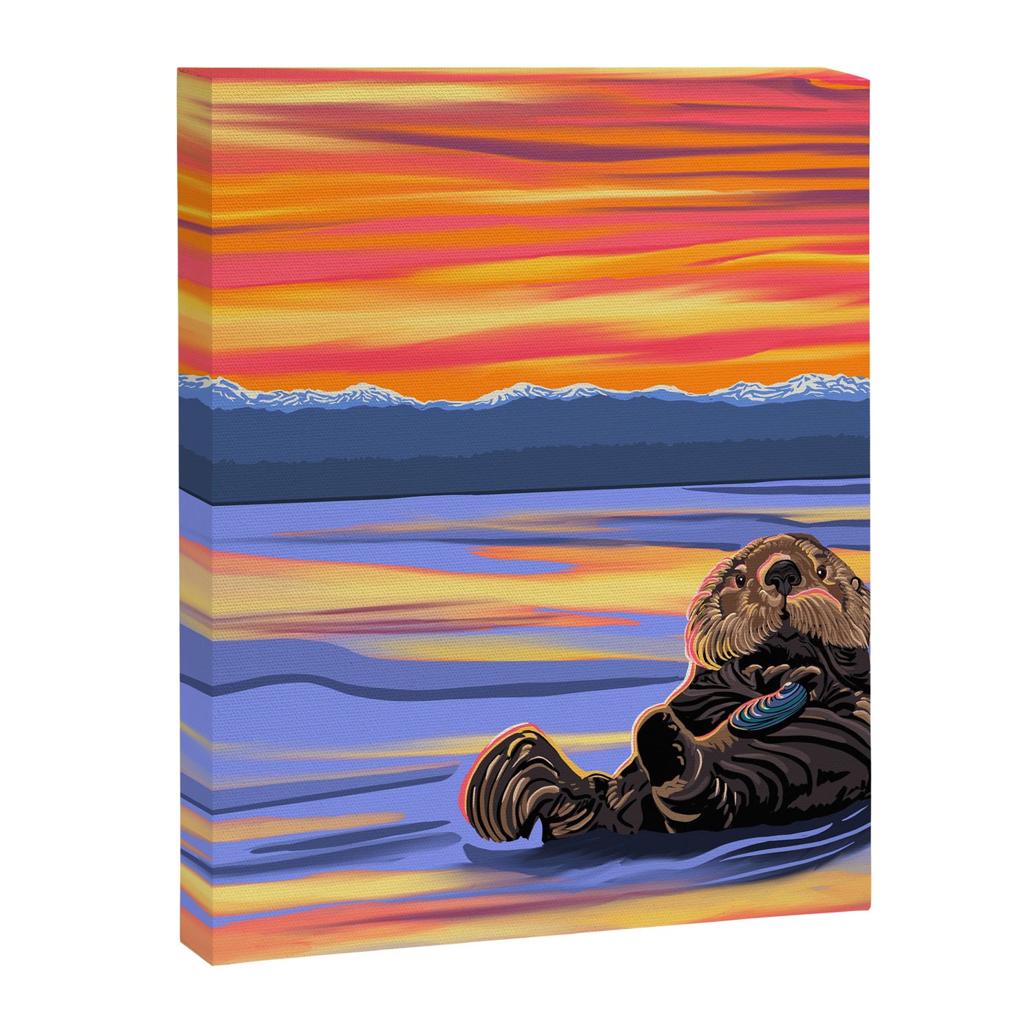 Otter - The cute Sea Monkey Canvas Print Gallery Image 3