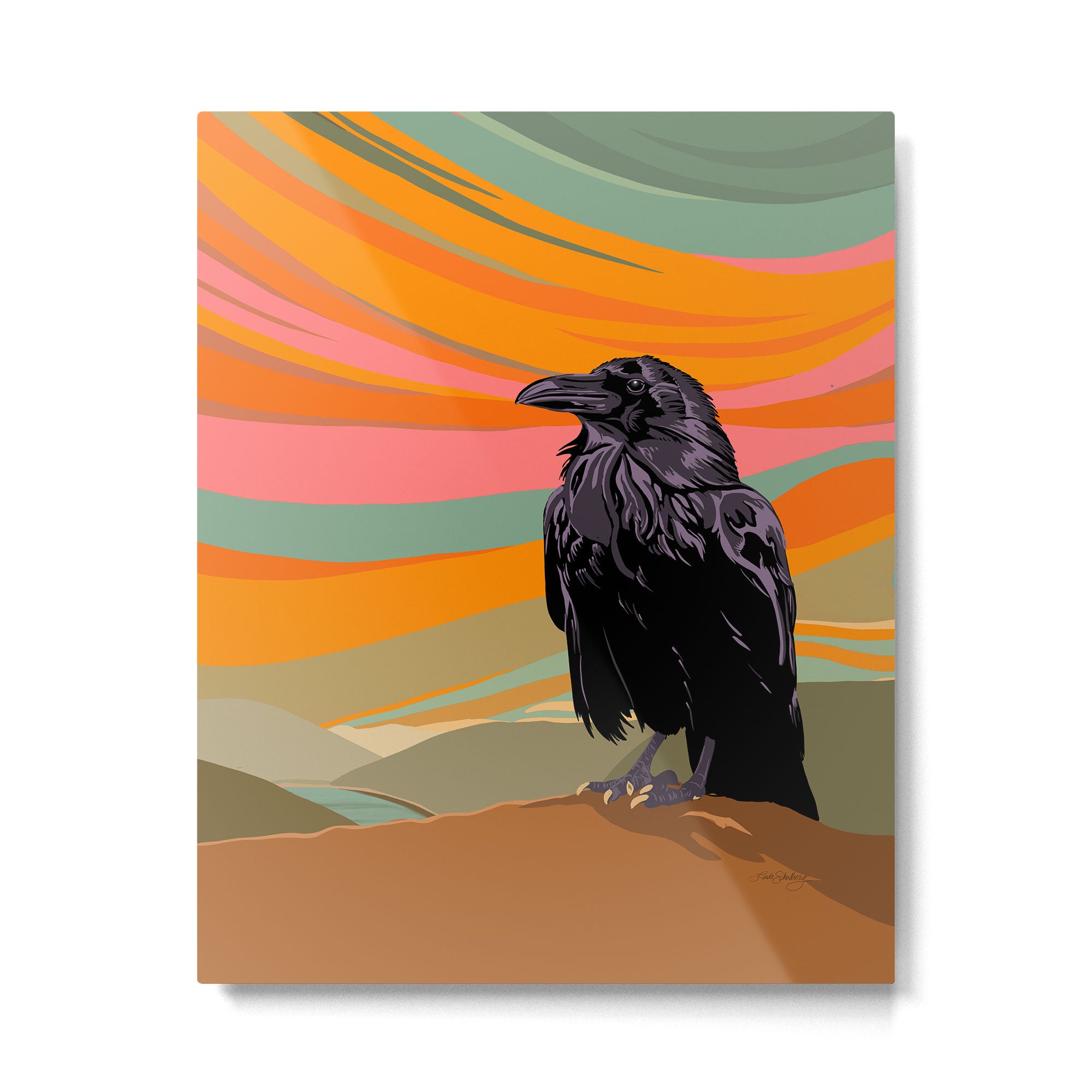 Ravens Song Metal Print Gallery Image 4