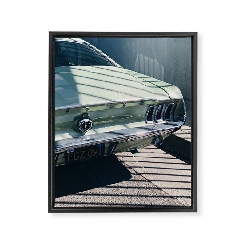 Parallel Framed Canvas Print