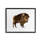 Buffalo Collage Framed Canvas Print Gallery Image 2
