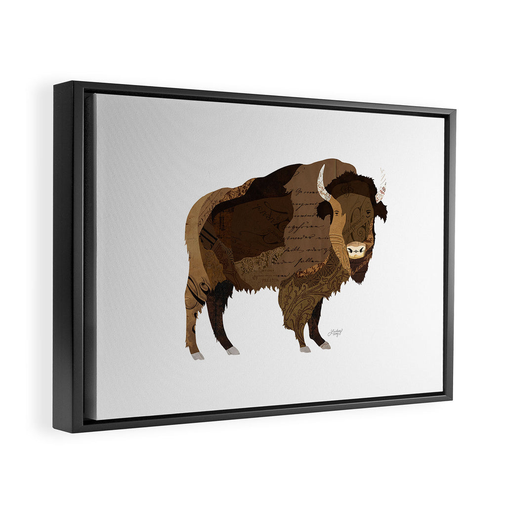 Buffalo Collage Framed Canvas Print Gallery Image 8