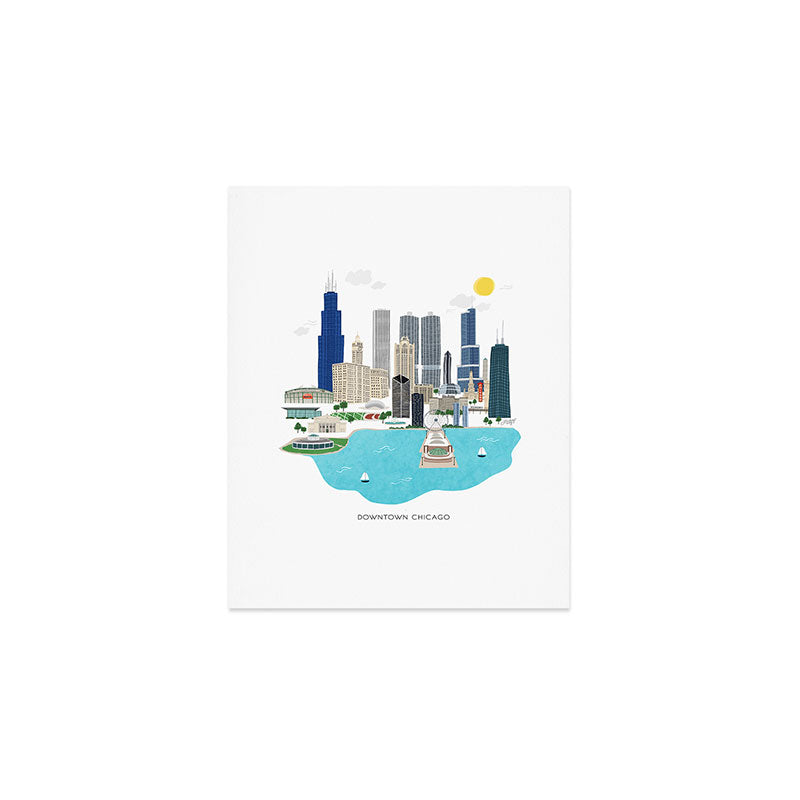 Chicago Illustration Art Print Gallery Image 1