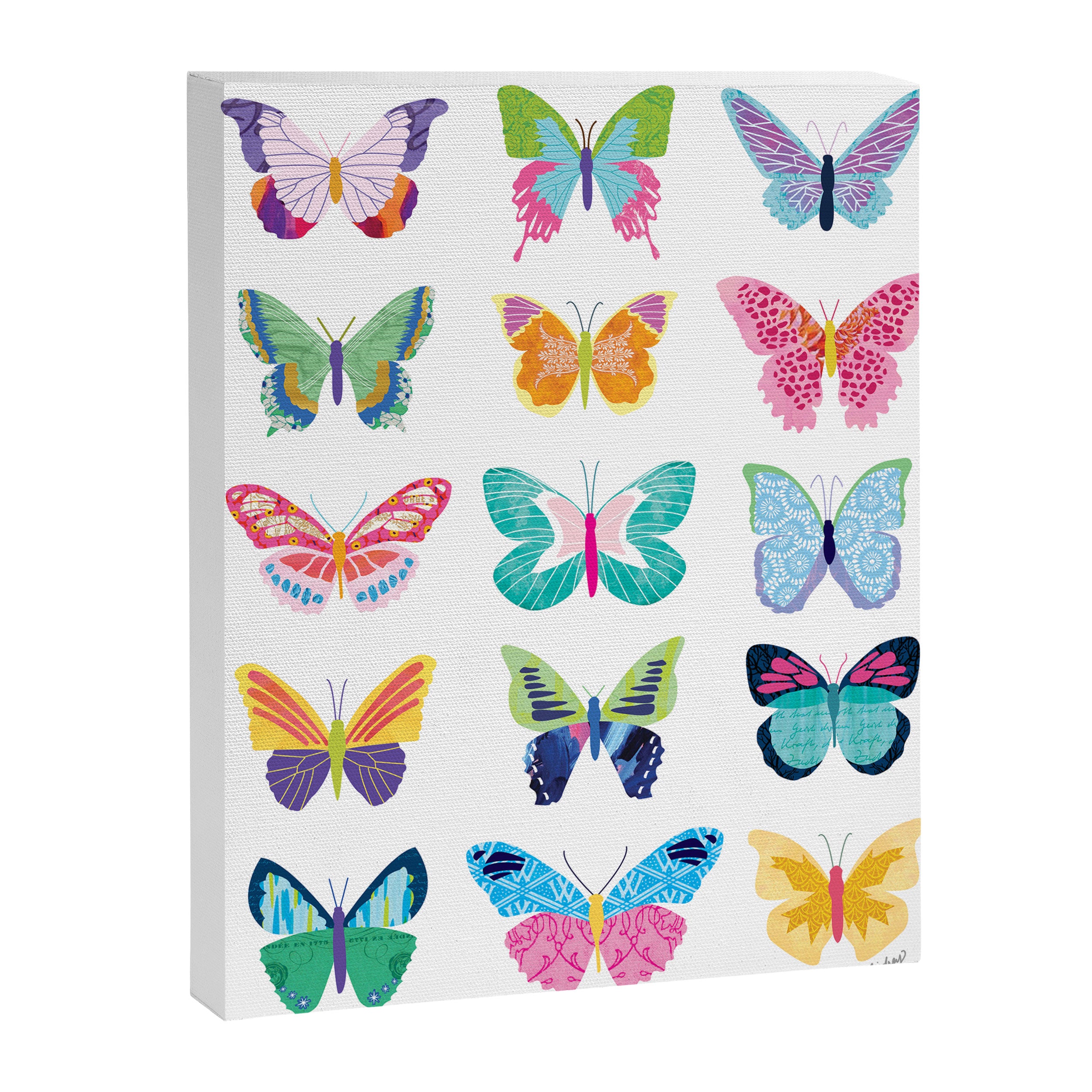 Colorful Butterflies  Canvas Print Gallery Image 6