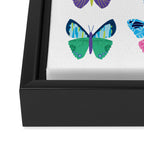Colorful Butterflies  Framed Canvas Print Gallery Image 3