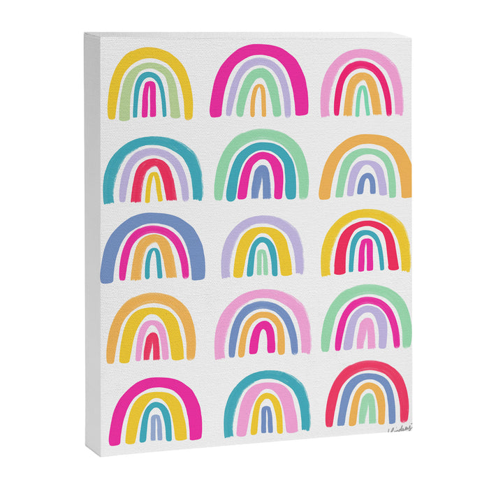 Colorful Rainbows Canvas Print Gallery Image 1