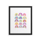 Colorful Rainbows Framed Art Print Gallery Image 5