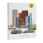 Denver Skyline Canvas Print Gallery Image 6