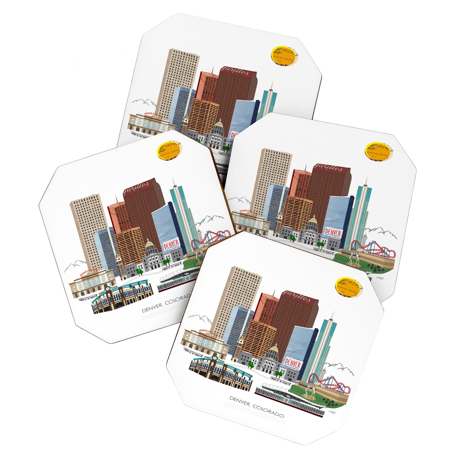 Denver Skyline Coaster Gallery Image 1
