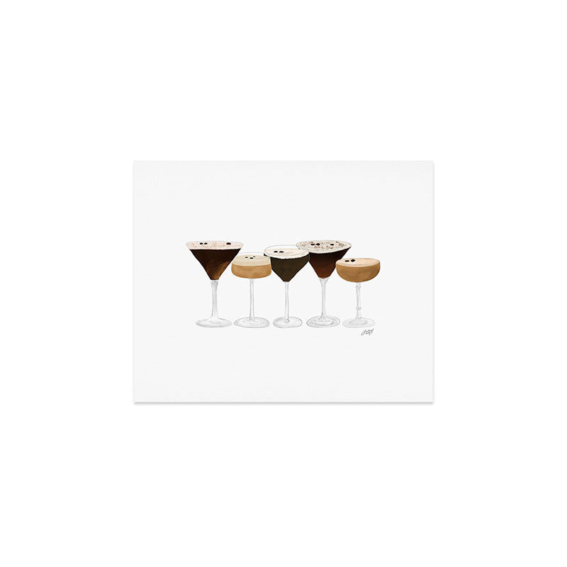 Espresso Martinis Art Print Gallery Image 1