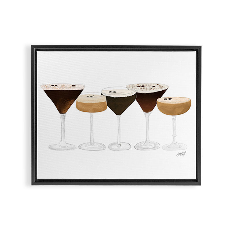 Espresso Martinis Framed Canvas Print Gallery Image 12