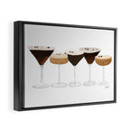 Espresso Martinis Framed Canvas Print Gallery Image 2