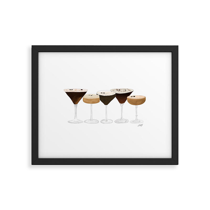 Espresso Martinis Framed Art Print Gallery Image 5