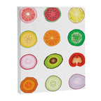 Fruits and Vegetables Collage Canvas Print Gallery Image 6