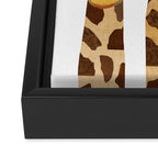 Giraffe Collage Framed Canvas Print Gallery Image 3