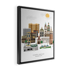 Kansas City Plaza Framed Canvas Print Gallery Image 2