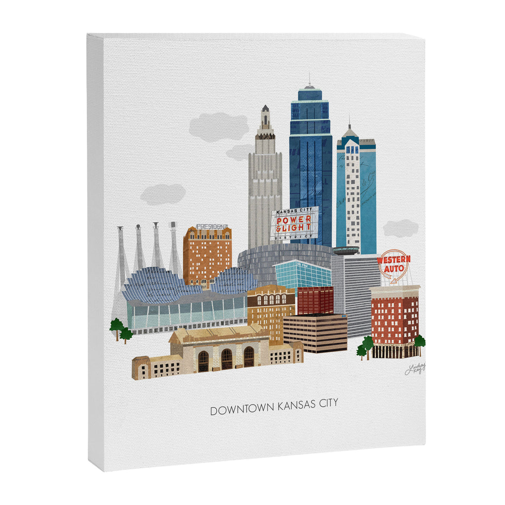 Kansas City Skyline Canvas Print Gallery Image 8
