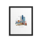 Kansas City Skyline Framed Art Print Gallery Image 6