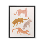 Leopards Framed Canvas Print Gallery Image 8