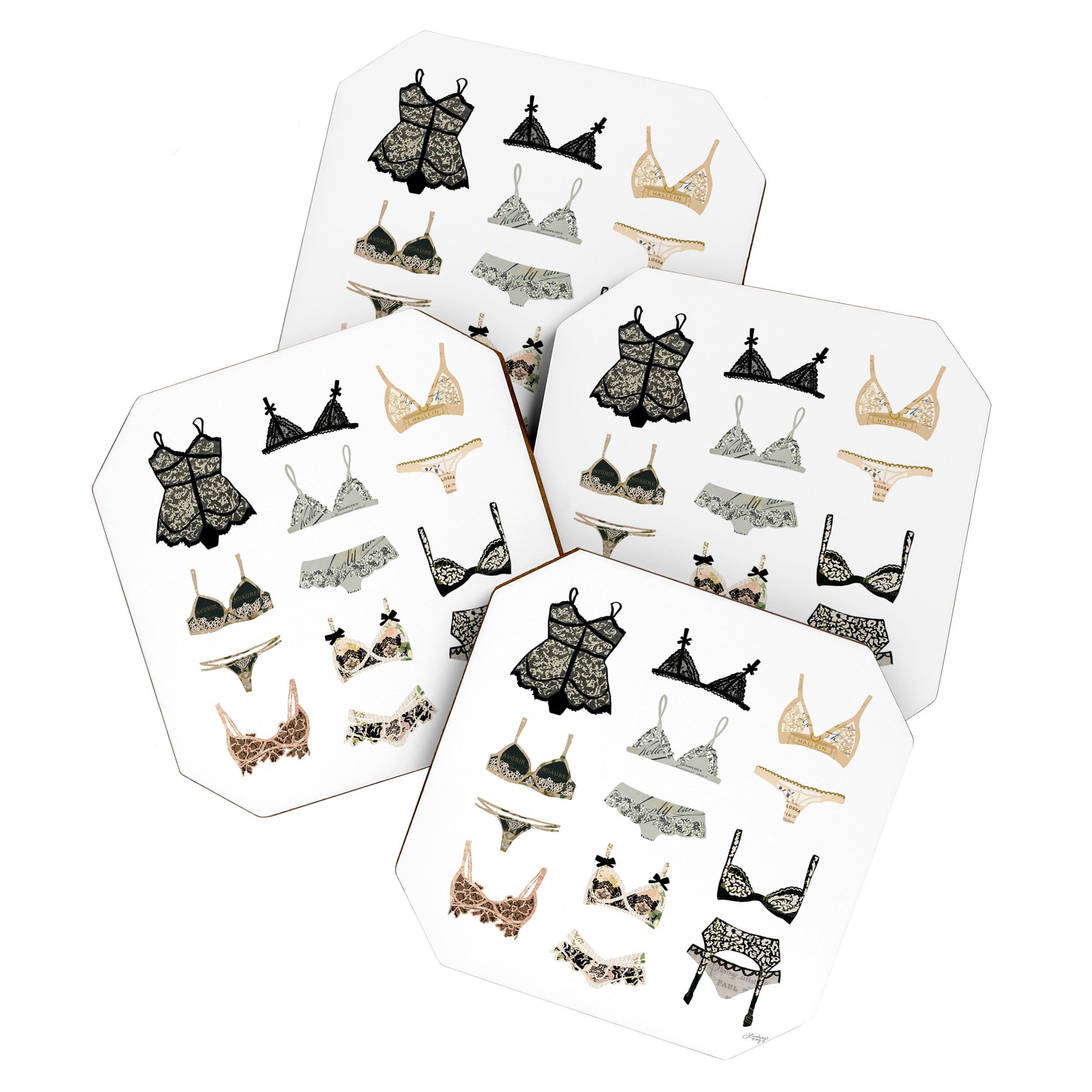 Lingerie Collage Coaster Gallery Image 1