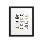 Lingerie Collage Framed Art Print Gallery Image 6