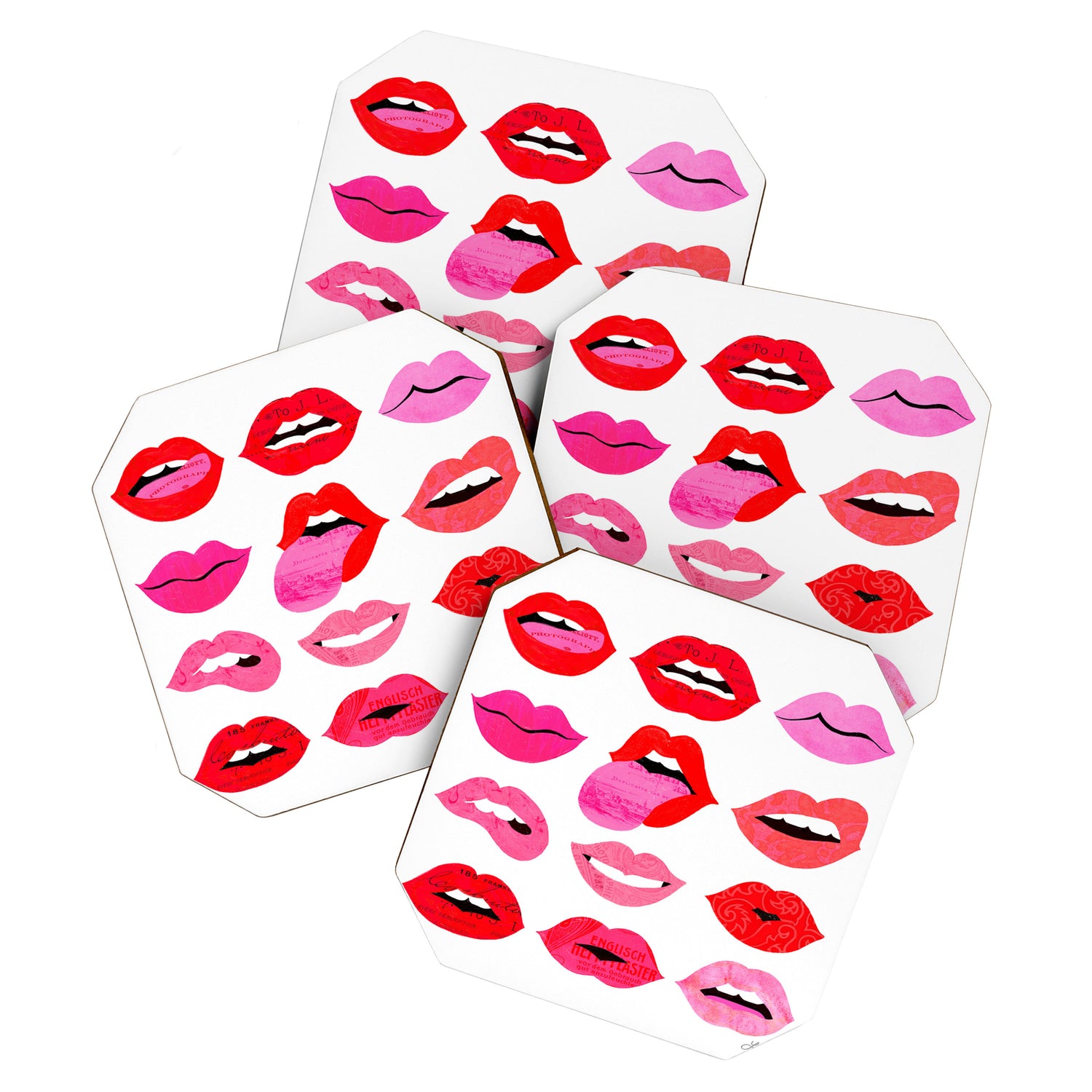 Lips of Love Coaster Gallery Image 1