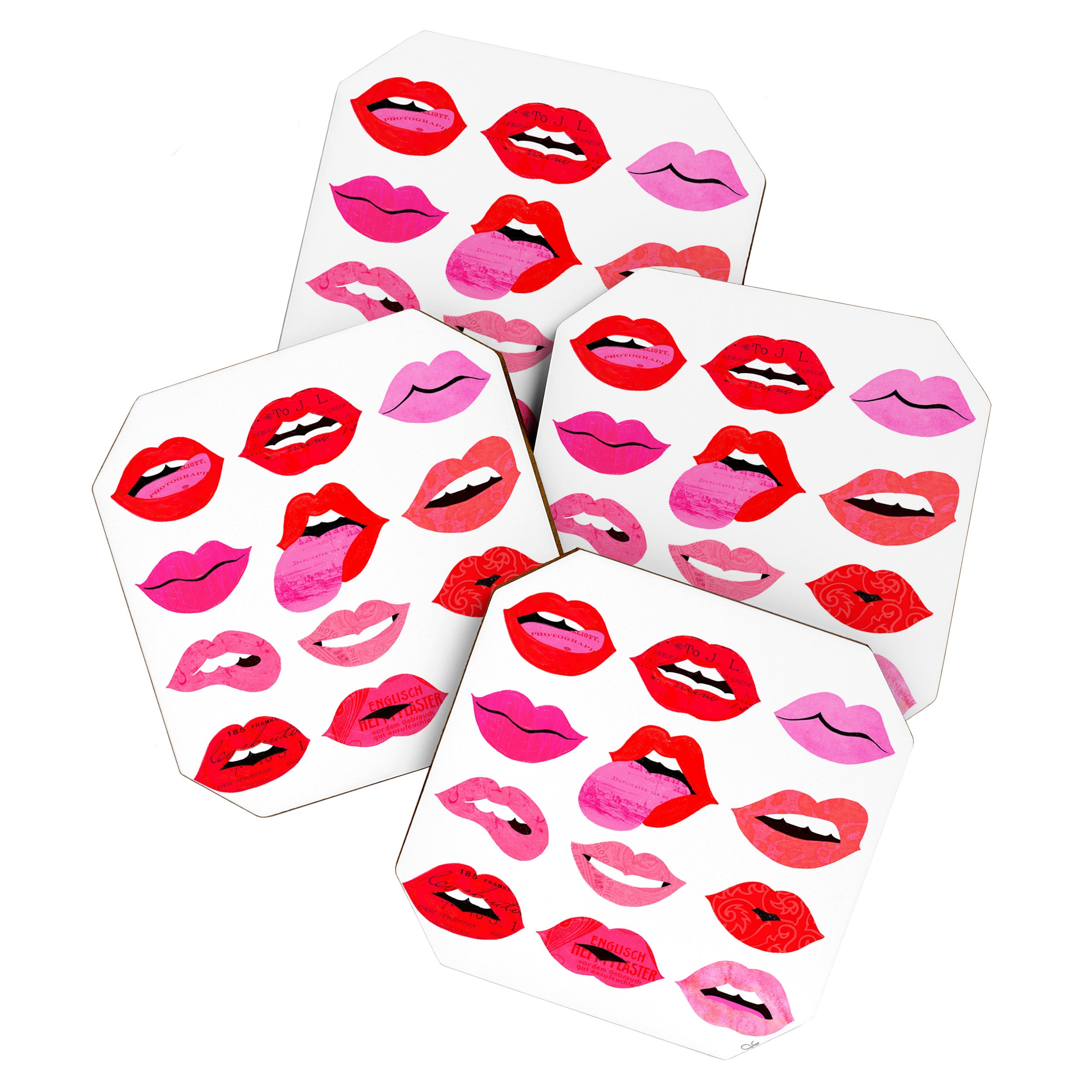 Lips of Love Coaster Gallery Image 1
