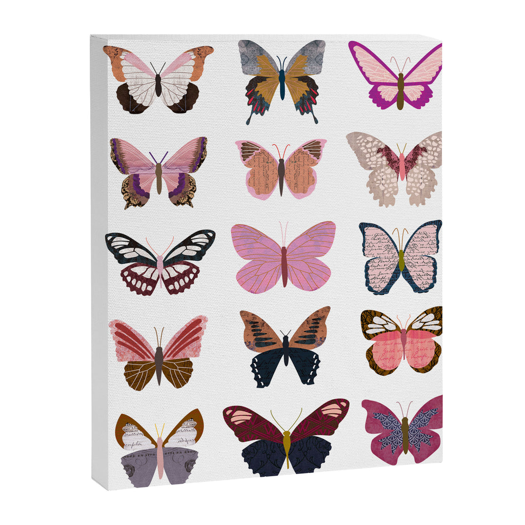 Pink Butterflies Canvas Print Gallery Image 6