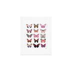 Pink Butterflies Art Print Gallery Image 1