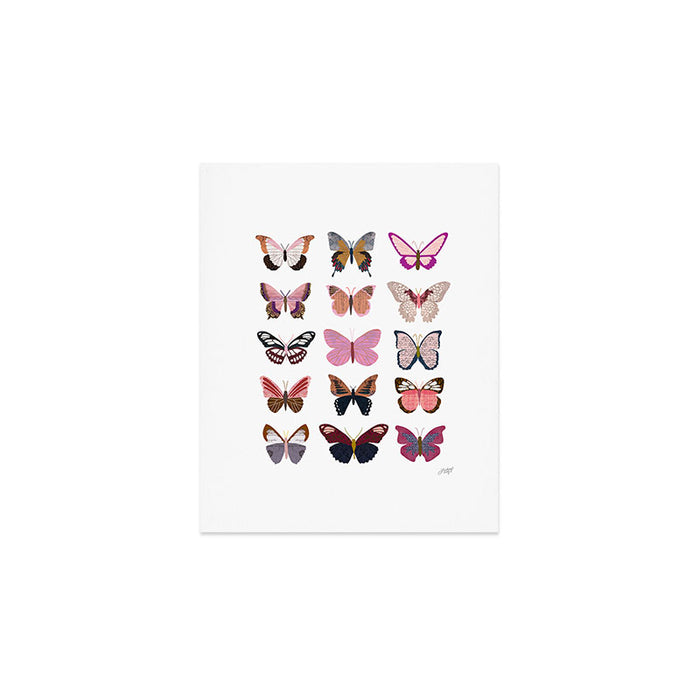 Pink Butterflies Art Print Gallery Image 1