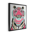 Pink Tiger Framed Canvas Print Gallery Image 2