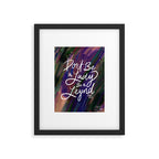 Stevie Nicks Quote - Don't be a Lady, Be a Legend Framed Art Print Gallery Image 5
