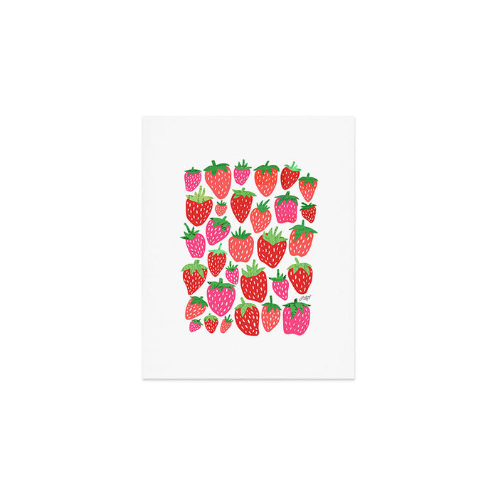 Strawberries Art Print Gallery Image 1