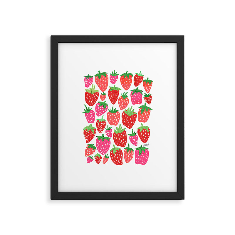Strawberries Framed Art Print Gallery Image 4